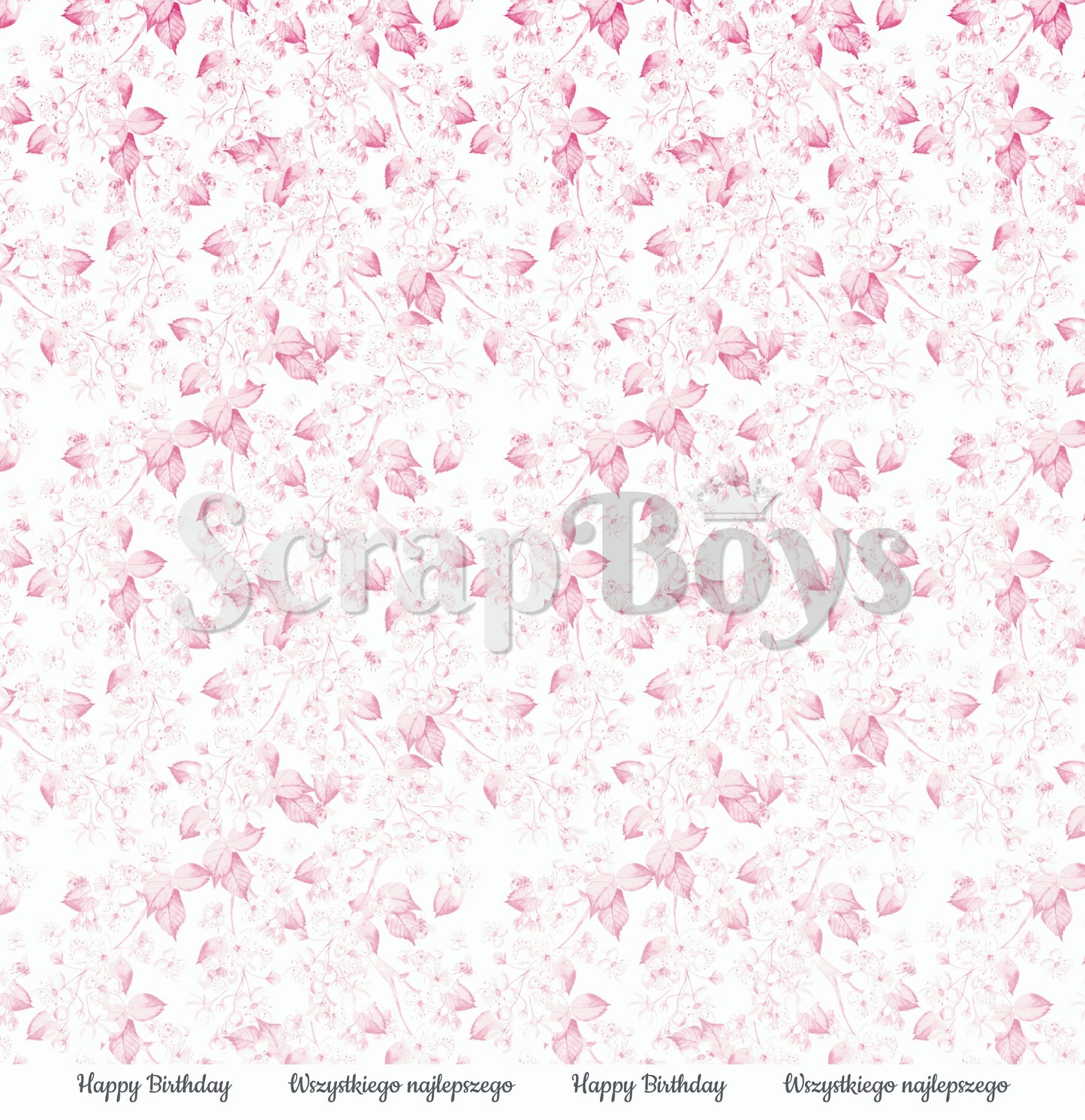 ScrapBoys - Butterfly Meadow - 12 x 12 Pattern Paper (Bume-02)