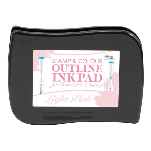 Couture Creations Stamp & Colour Outline Inkpad - Light Pink CO728477