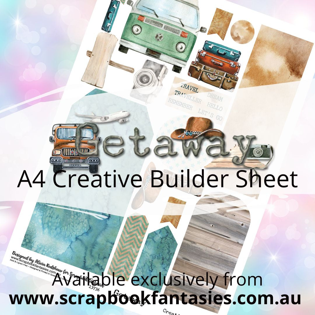 Getaway A4 Creative Builder Sheet - 13736