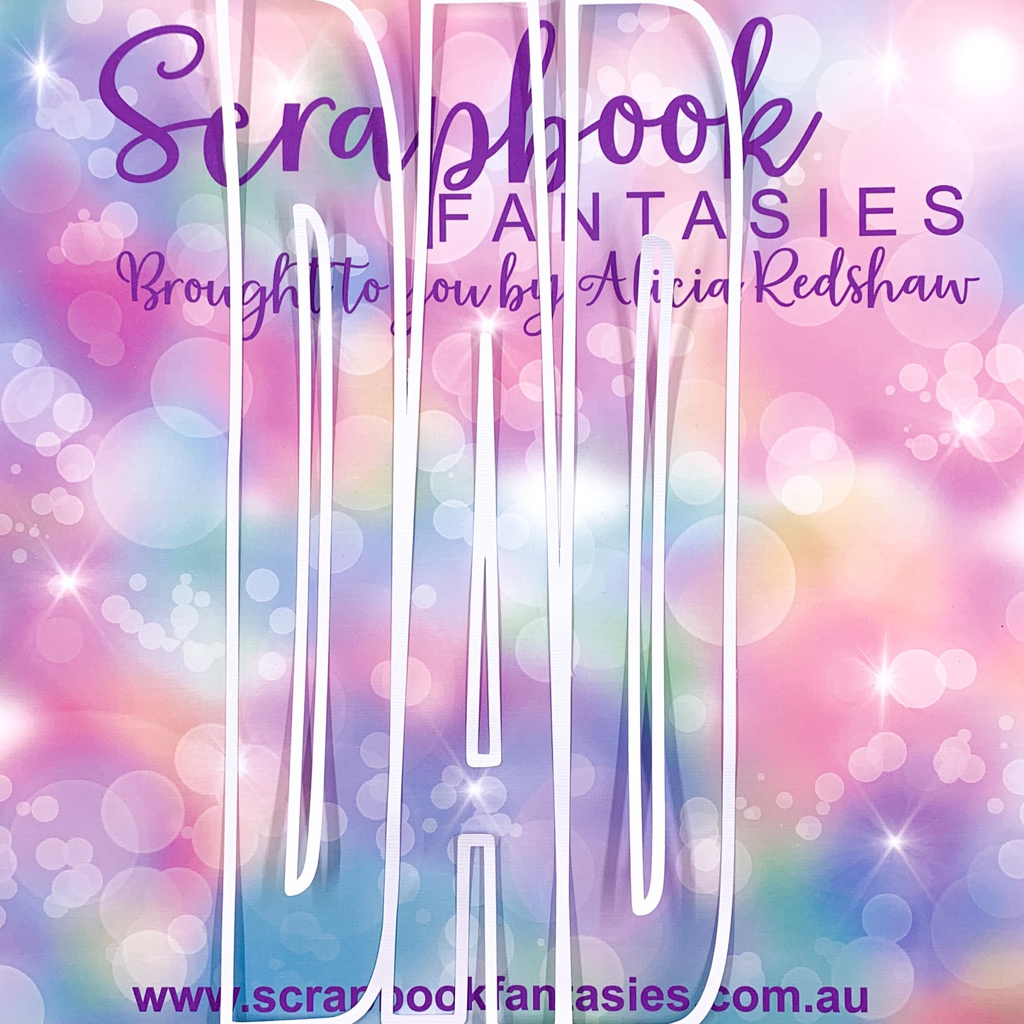 Family is Everything - Supersized Dad (open) 6"x11.5" White Linen Cardstock Title-Cut - Designed by Alicia Redshaw