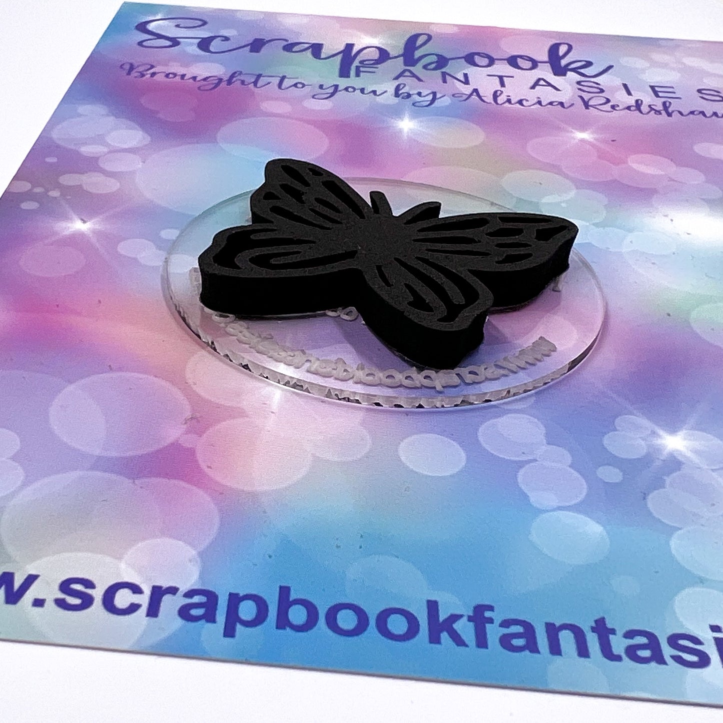 Mixed Media Stamper - Foam Stamp - Lace Butterfly 667003