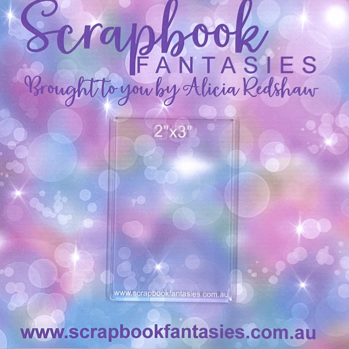 Acrylic Stamping Block - 2"x3" (4.5mm deep) 14863