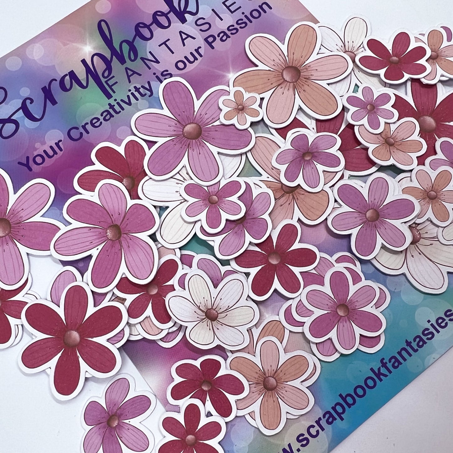 Super Funtimes Colour-Cuts - Flowers 7 (over 50 pieces) 15247