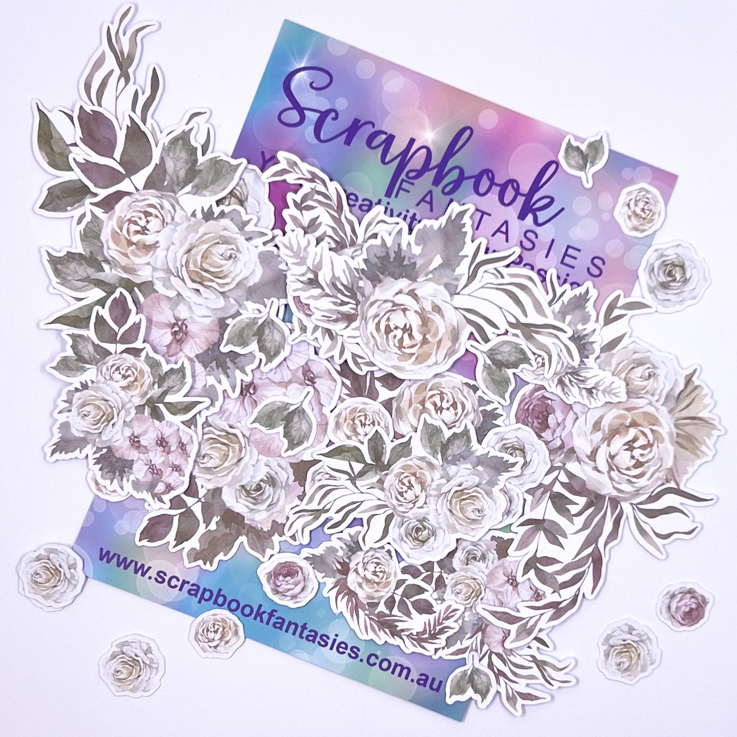 A Day to Remember Colour-Cuts - Cream Roses (31 pieces) Designed by Alicia Redshaw - 14908