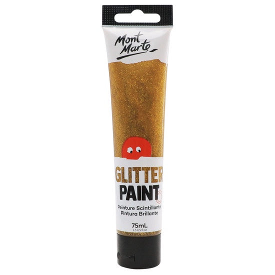 Mont Marte Gold Glitter Paint 75ml MKGL0002