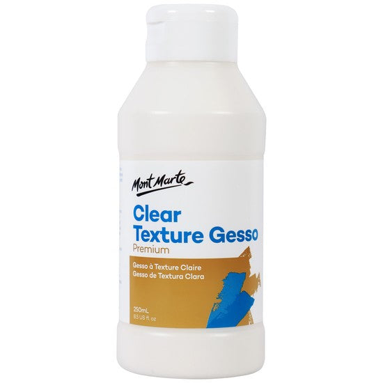 Mont Marte Clear Texture Gesso 250ml MPA25032