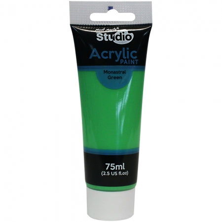 Mont Marte Monastral Green Studio Acrylic Paint 75ml (MSCH7521)