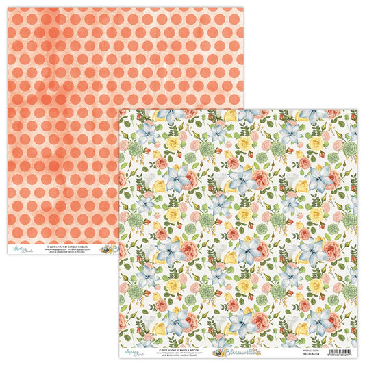 Mintay Bloomville 12"x12" Double-sided Patterned Paper 04 MT-BLM-04