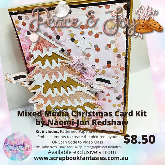 Mixed Media Christmas Card Class Kit by Naomi-Jon Redshaw - GICS #15 - Thursday 24 November 2022