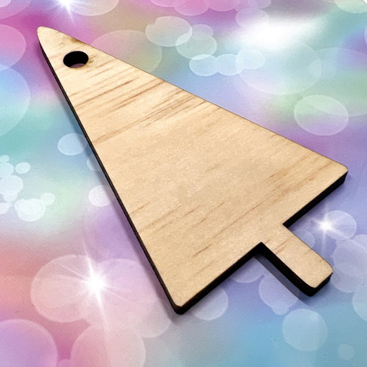 Ready-to-Colour Wooden Shape - Tree 1 1.5"x3" 15424