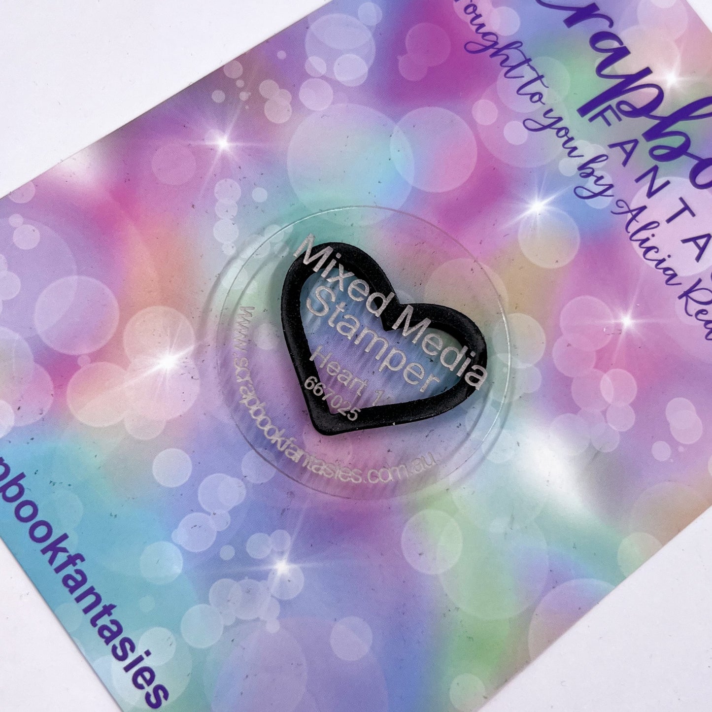 Mixed Media Stamper - Foam Stamp - Heart 1 667025