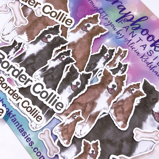 Cats & Dogs Colour-Cuts - Border Collie (over 25 pieces) 14985