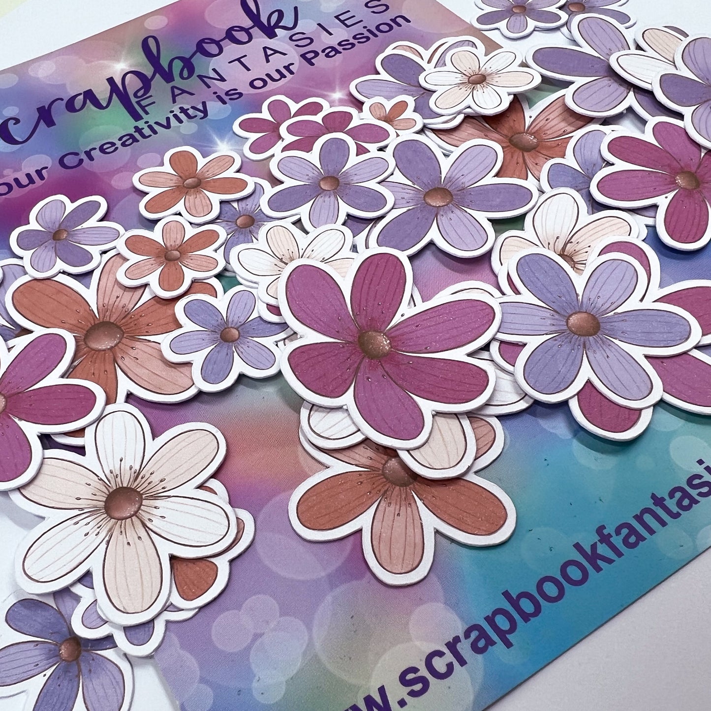Super Funtimes Colour-Cuts - Flowers 5 (over 50 pieces) 15219