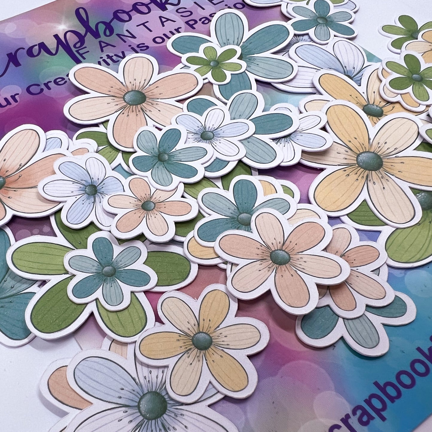 Super Funtimes Colour-Cuts - Flowers 10 (over 50 pieces) 15222