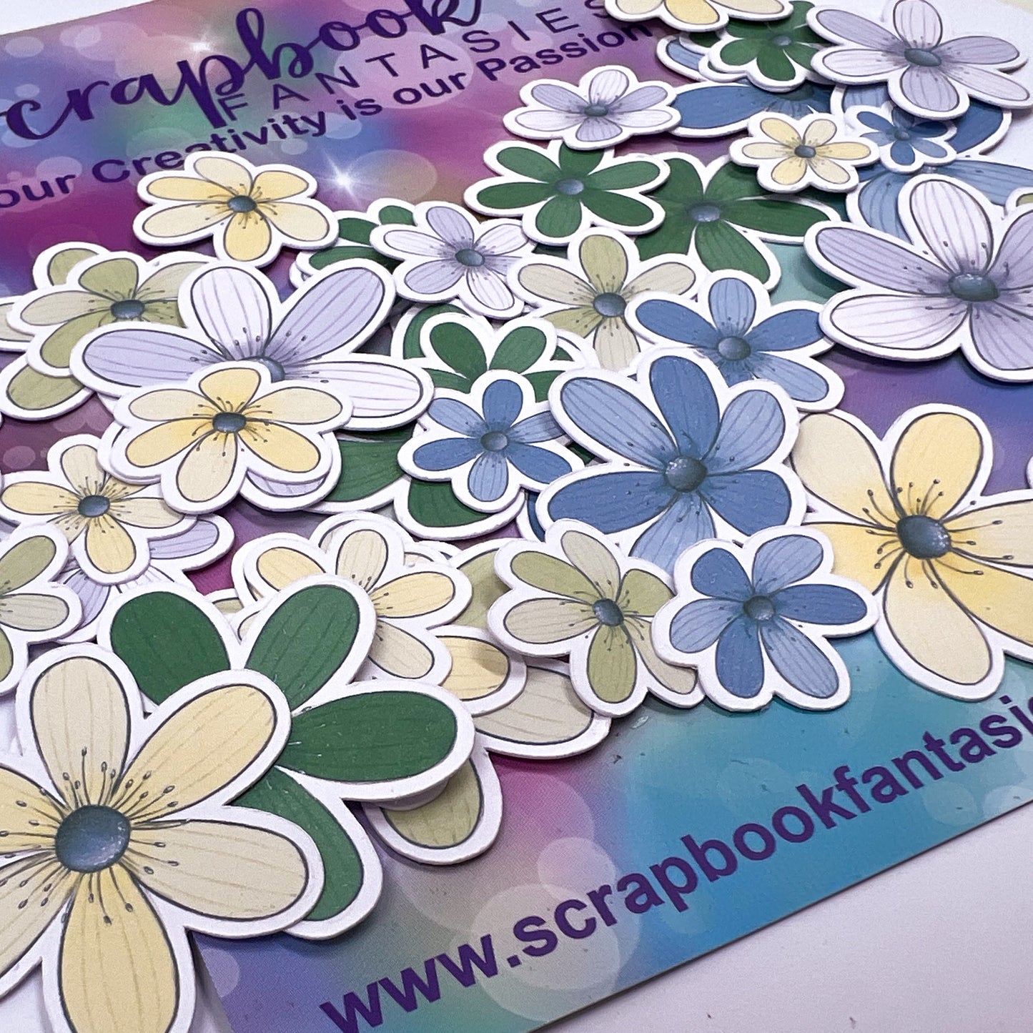 Super Funtimes Colour-Cuts - Flowers 11 (over 50 pieces) 15217