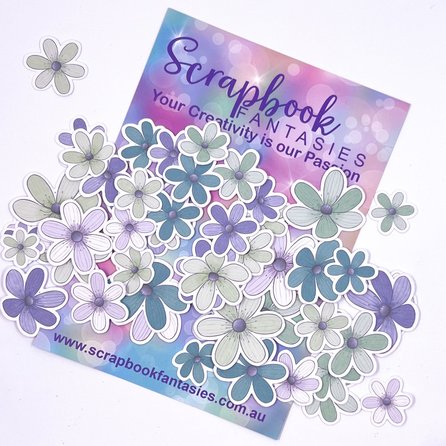 Super Funtimes Colour-Cuts - Flowers 2 (over 50 pieces) 15410