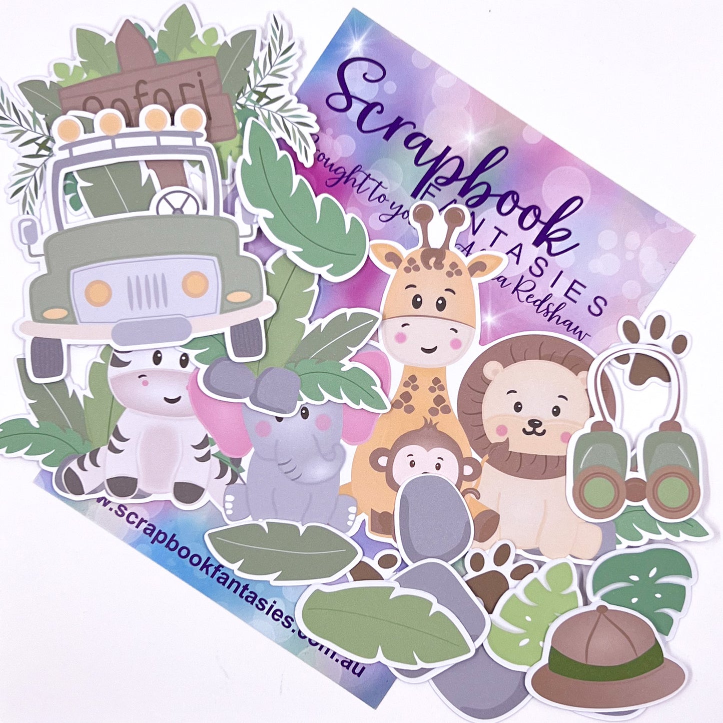 Colour-Cuts - Cute Safari 2 (20 pieces) Designed by Alicia Redshaw