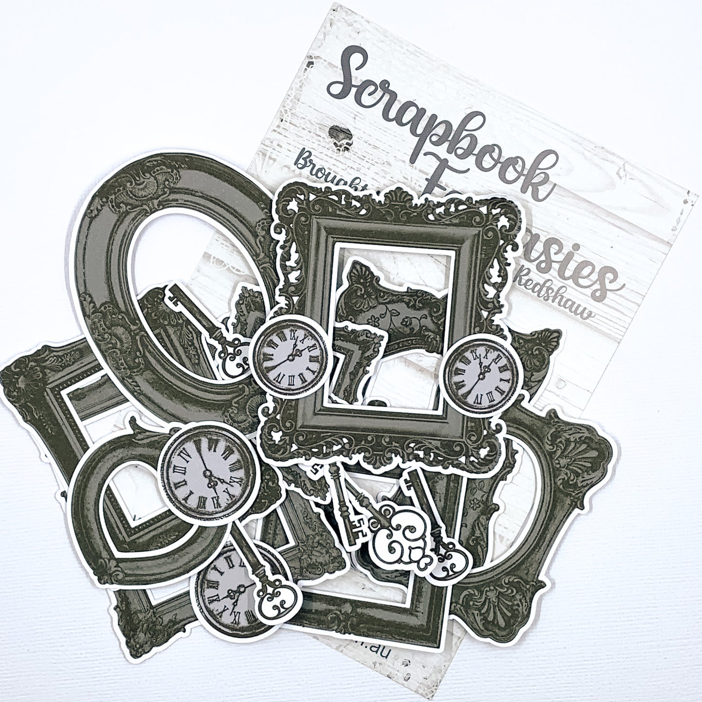 Glamorous - Frames - Black Colour-Cuts (18 pieces) Designed by Alicia Redshaw