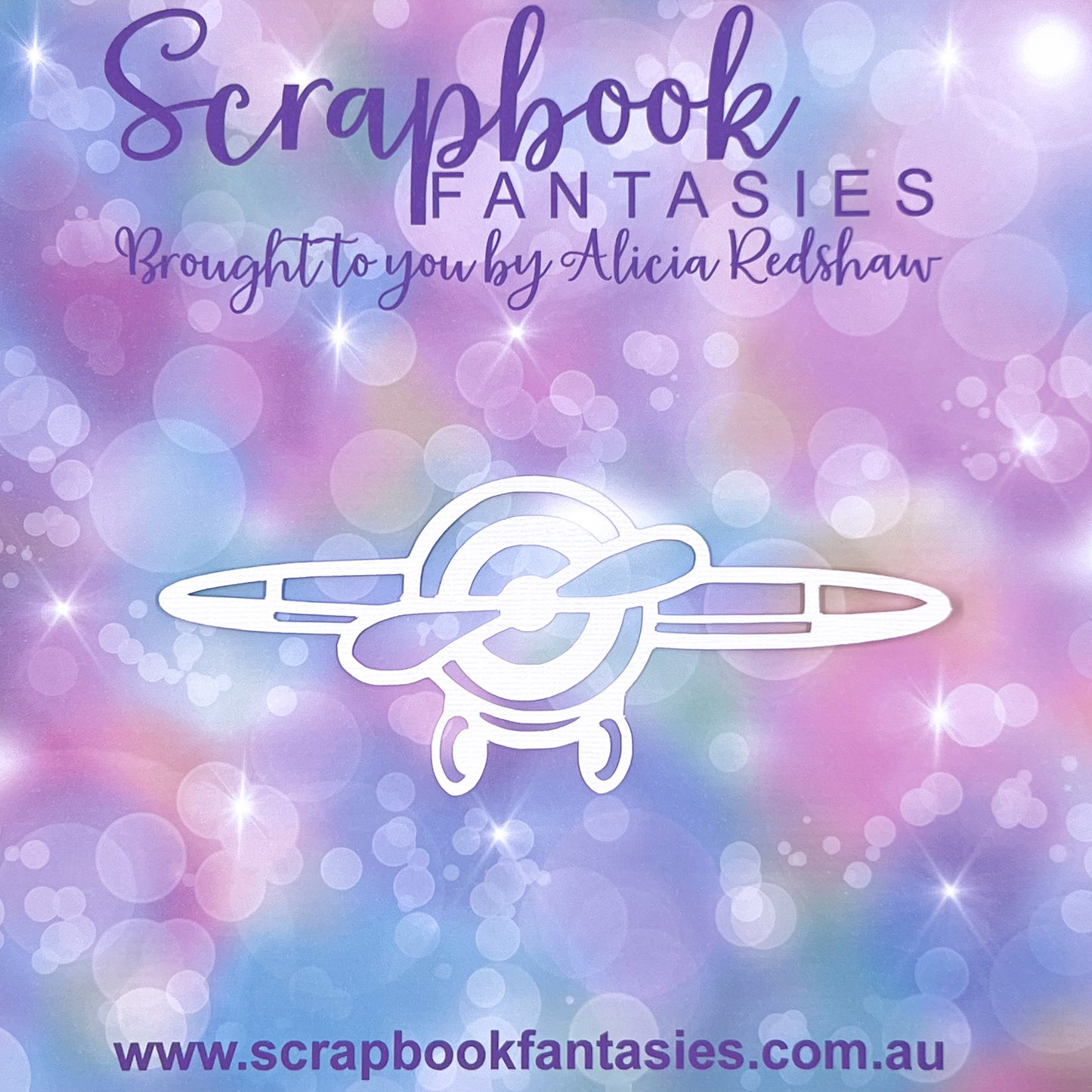 Playtime - Plane (medium) 5.5"x2.25" White Linen Cardstock Picture-Cut - Designed by Naomi-Jon Redshaw