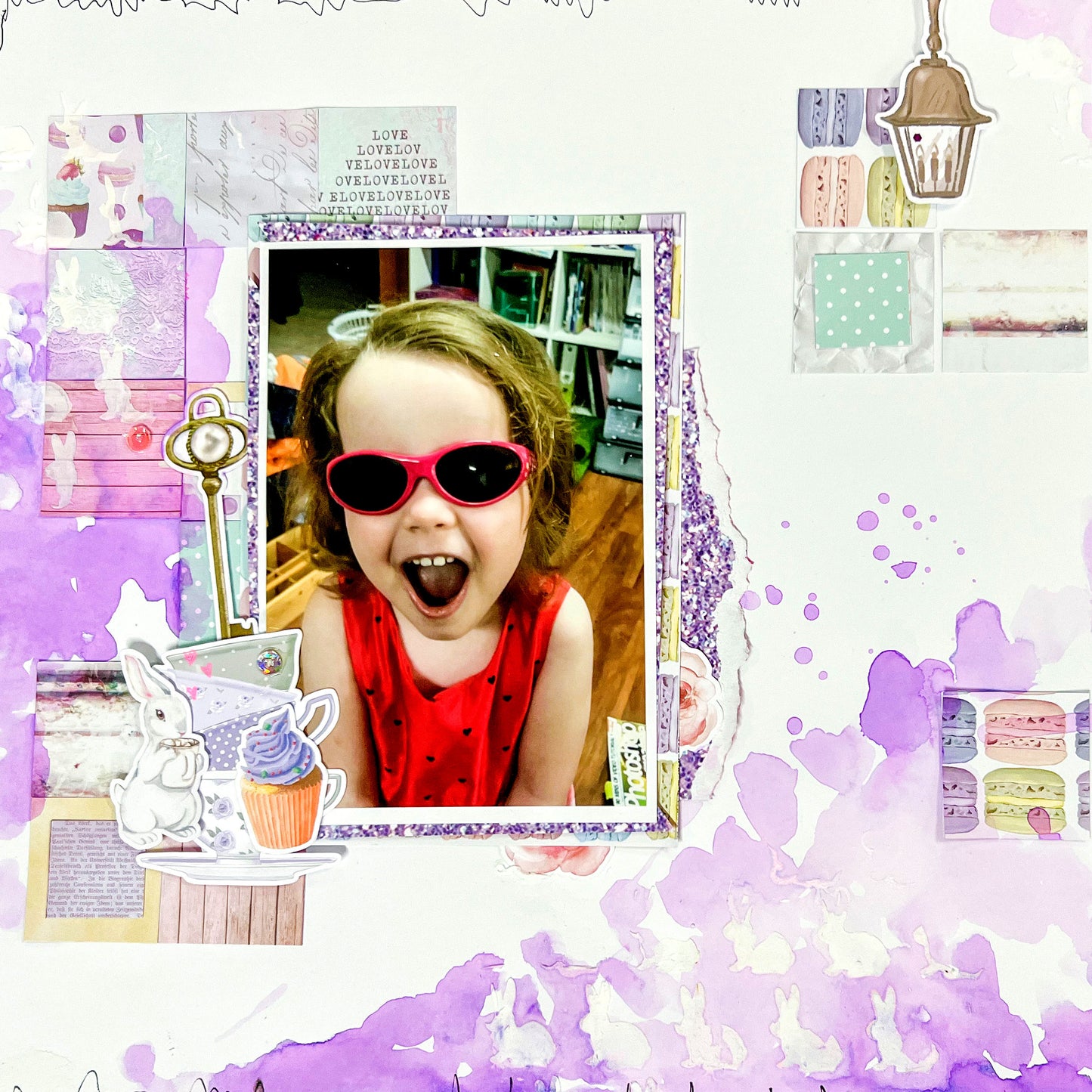 Alice's Tea Party Colour-Cuts - Alice's Tea Party (33 pieces) Designed by Alicia Redshaw