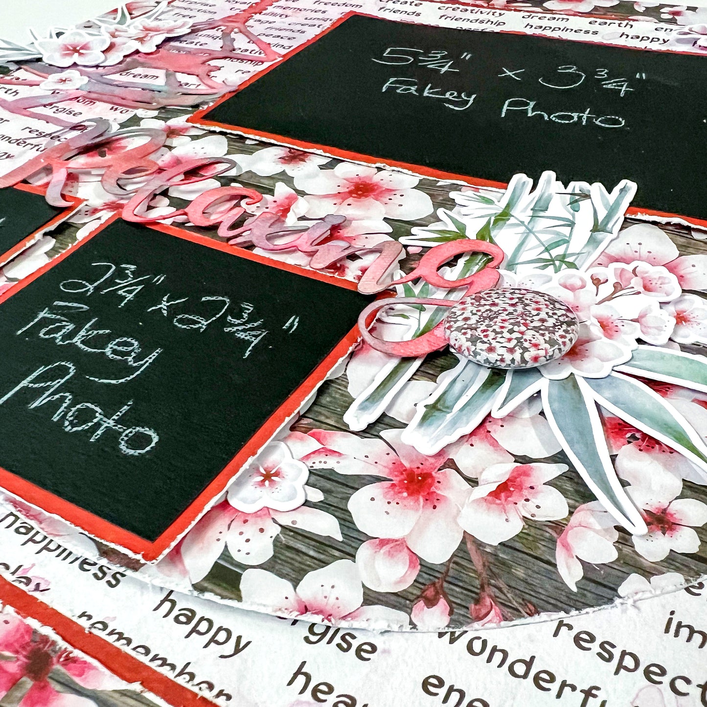 Tranquility - Cherry Blossoms & Bamboo Colour-Cuts Minis (20 pieces) Designed by Alicia Redshaw