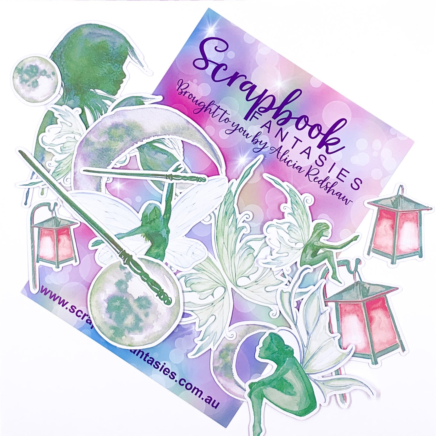 Colour-Cuts - Fantasy Fairy Accessories 16 (18 pieces) Designed by Alicia Redshaw
