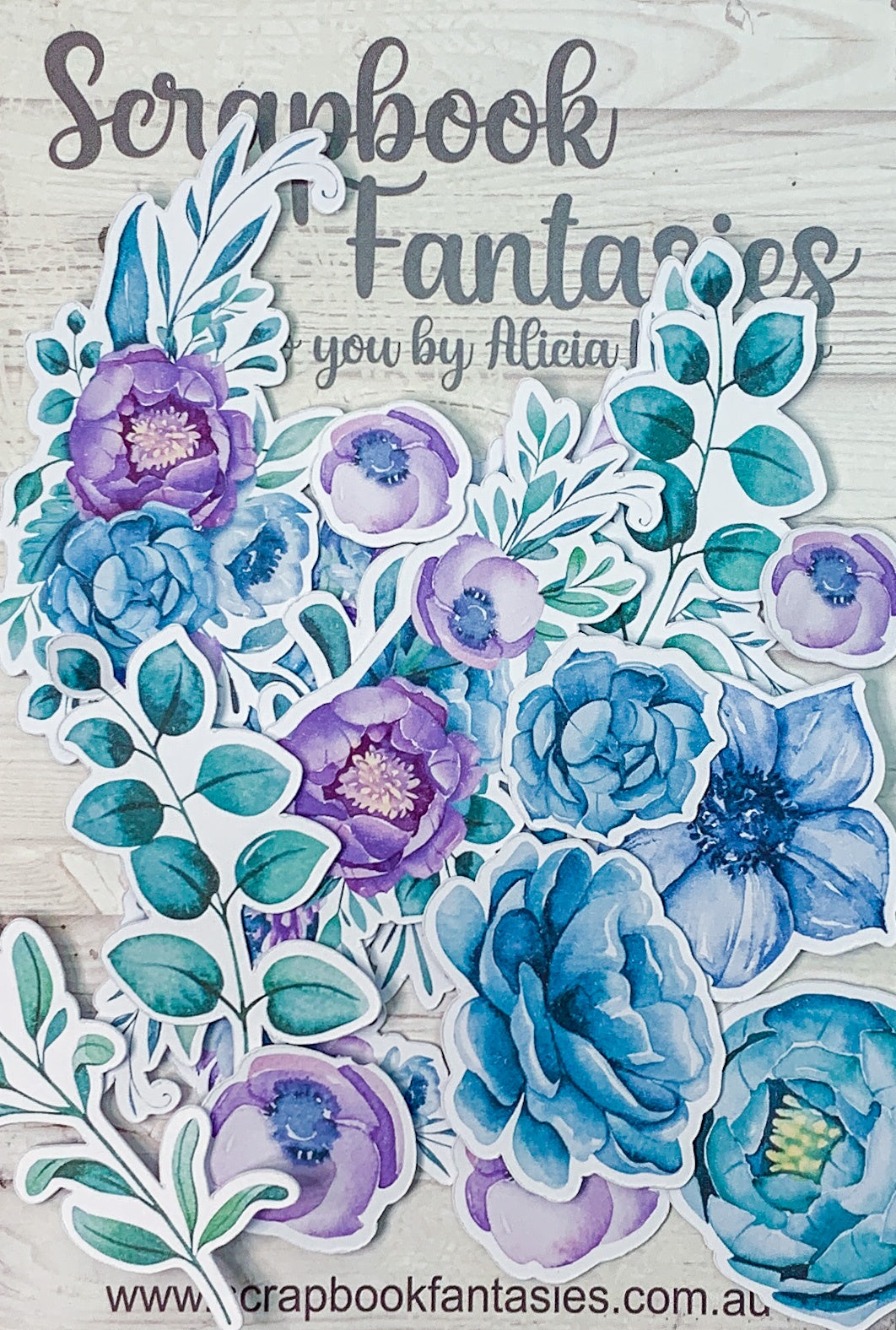 Boho Bliss Colour-Cuts Minis - Florals (16 pieces) Designed by Alicia Redshaw