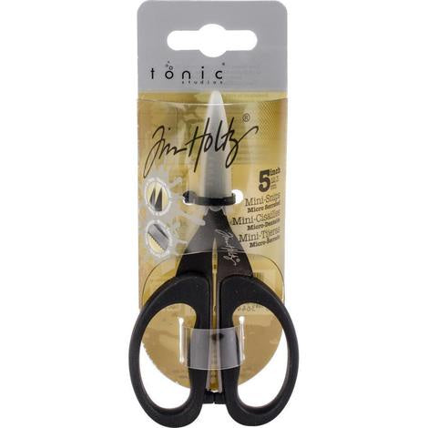 Tim Holtz Mini Snips 5-inch Tonic Scissors - Kushgrip - TTS0816E