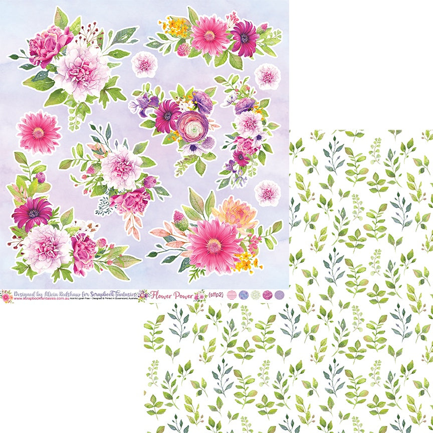 Flower Power 12x12 Double-Sided Patterned Paper 2
