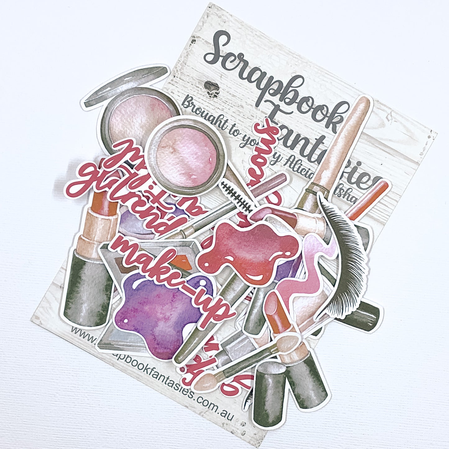 Glamorous - Make-up Colour-Cuts (31 pieces) Designed by Alicia Redshaw