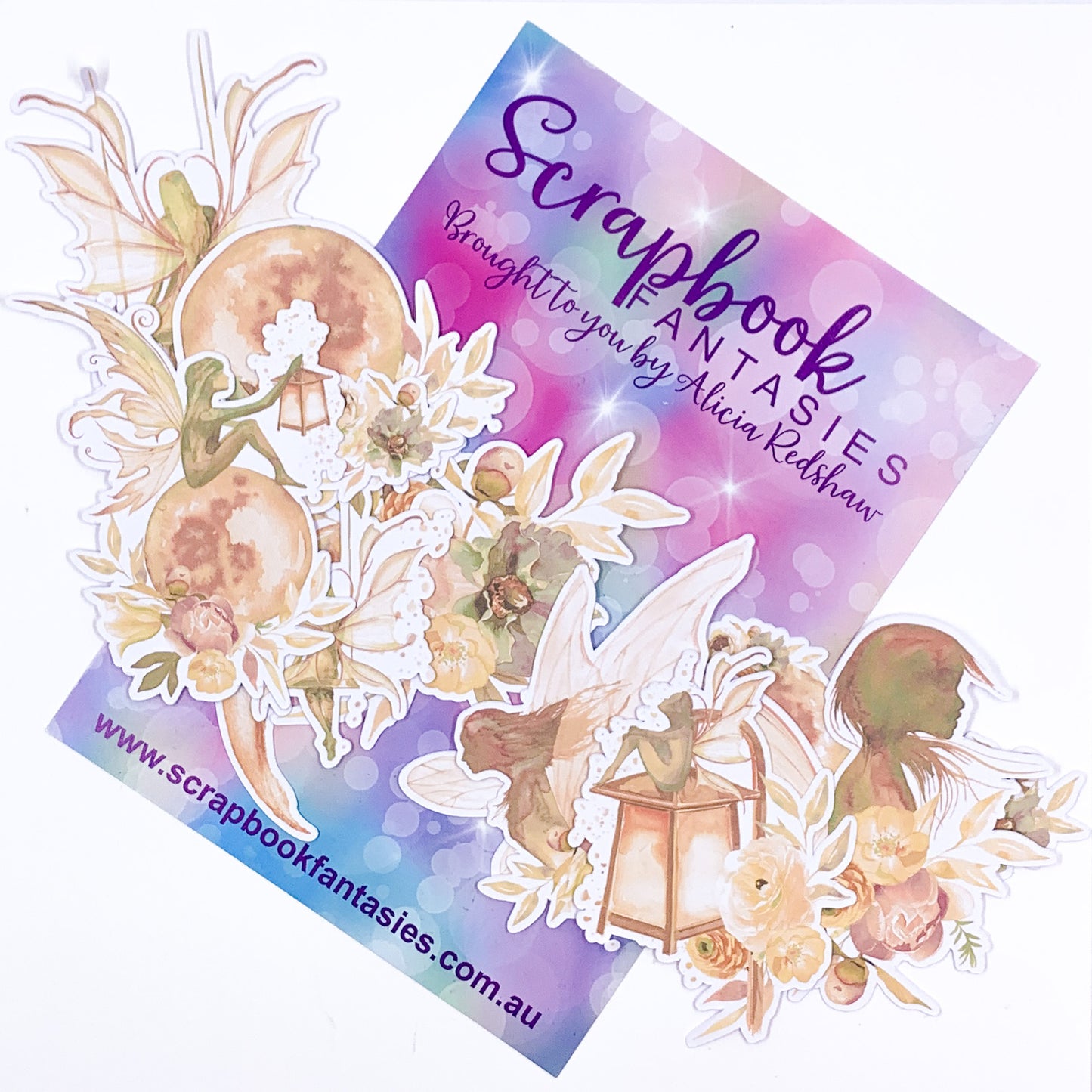 Colour-Cuts - Fantasy Fairy Scenes 4 (12 pieces) Designed by Alicia Redshaw