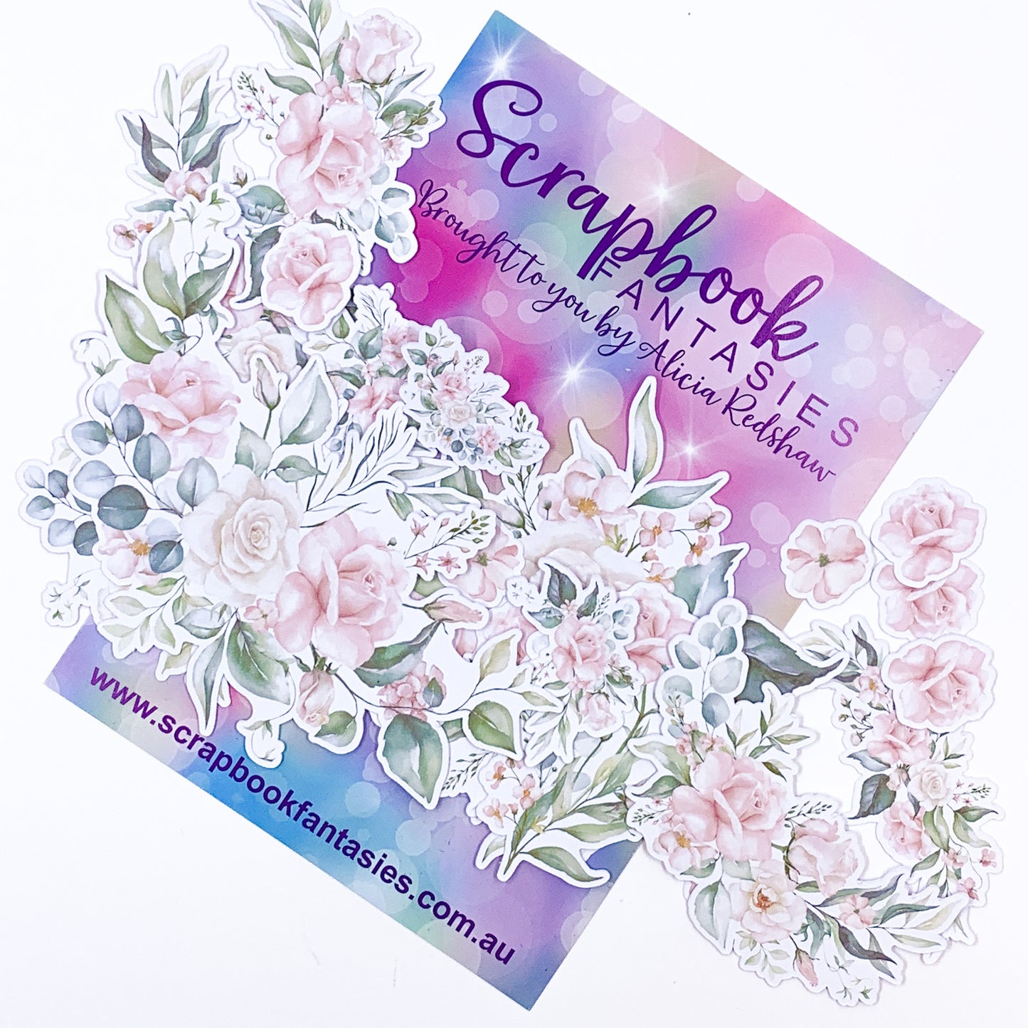 Devoted to Denim Colour-Cuts - Florals (19 pieces) Designed by Alicia Redshaw