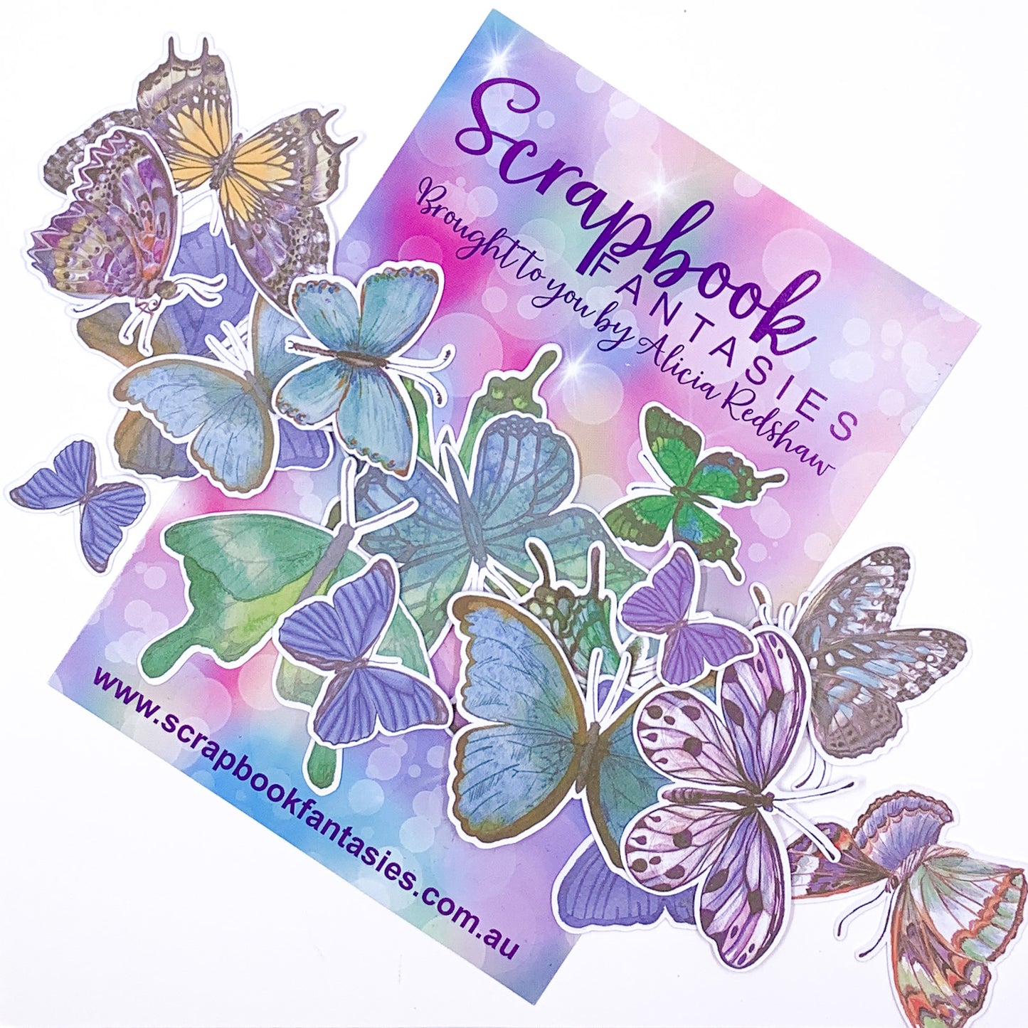 Butterfly-Cuts 1 (19 butterflies) Designed by Alicia Redshaw (10151)