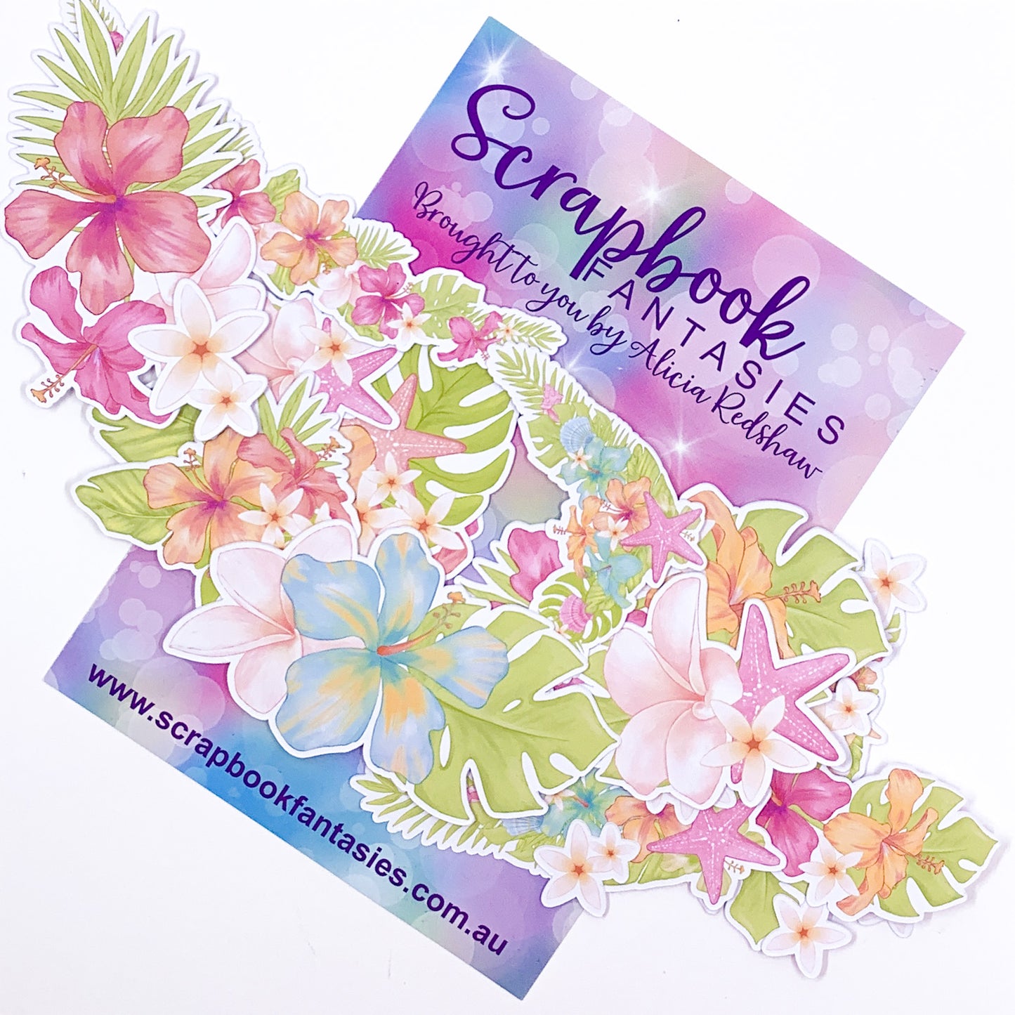 Tropicana Colour-Cuts - Florals (22 pieces) Designed by Alicia Redshaw