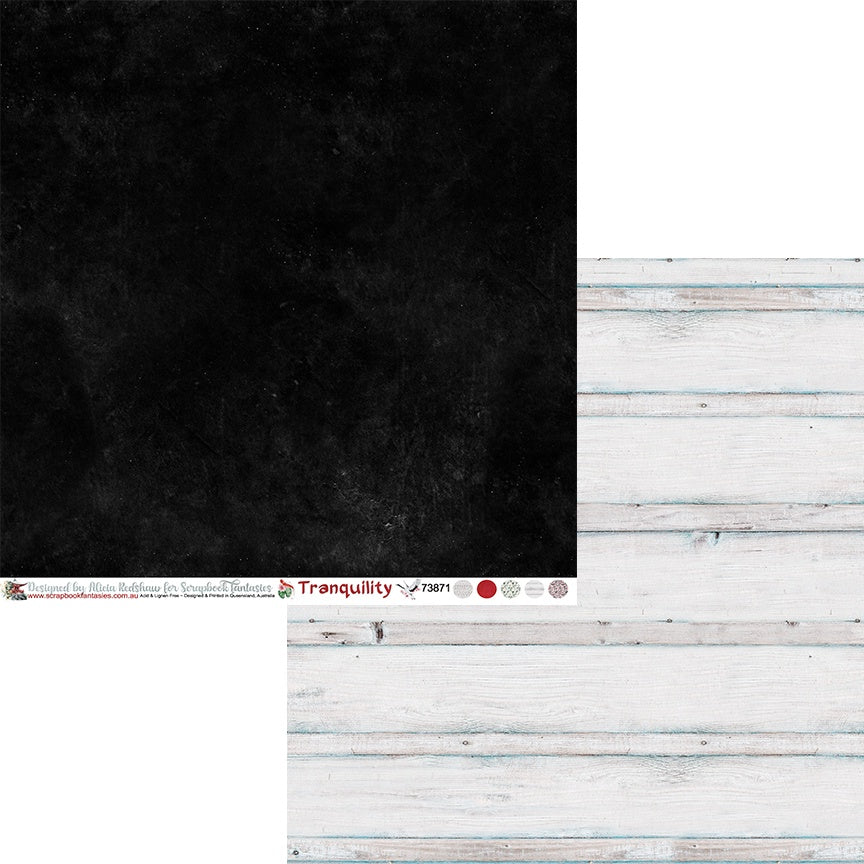 Tranquility 12x12 Double-Sided Patterned Paper 1