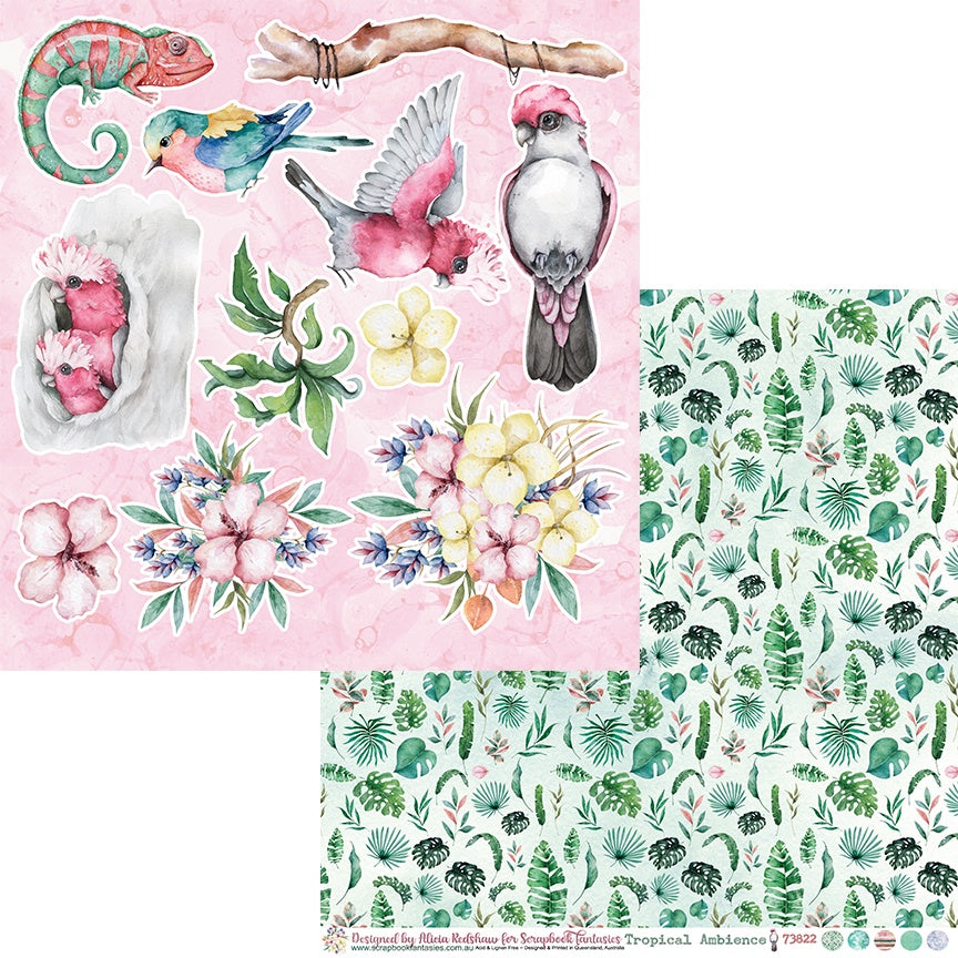 Tropical Ambience 12x12 Double-Sided Patterned Paper 2