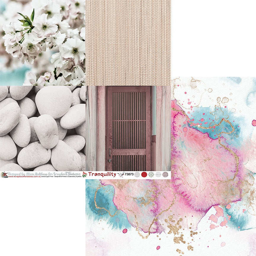 Tranquility 12x12 Double-Sided Patterned Paper 3