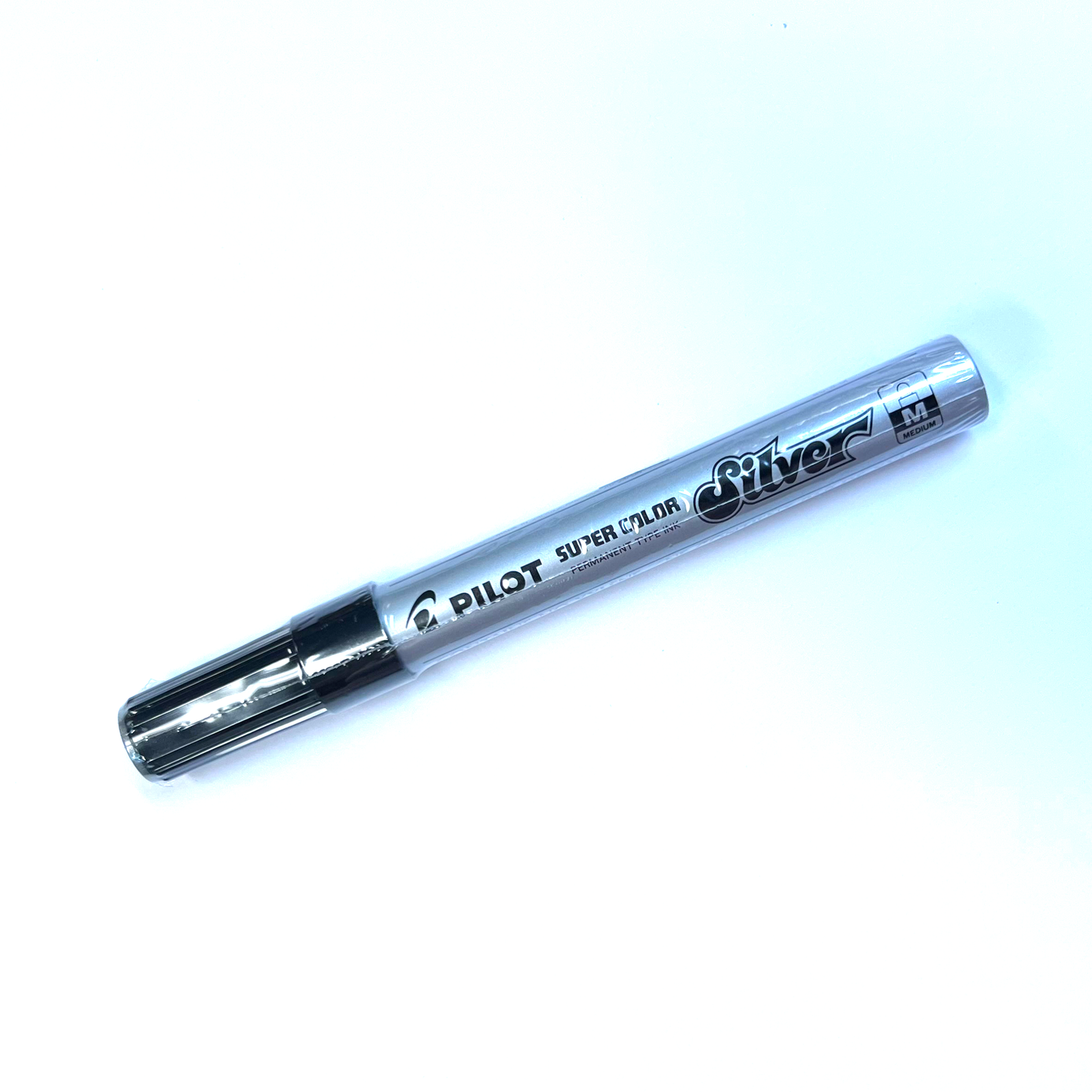 Pilot Super Color Permanent Marker - Silver Medium