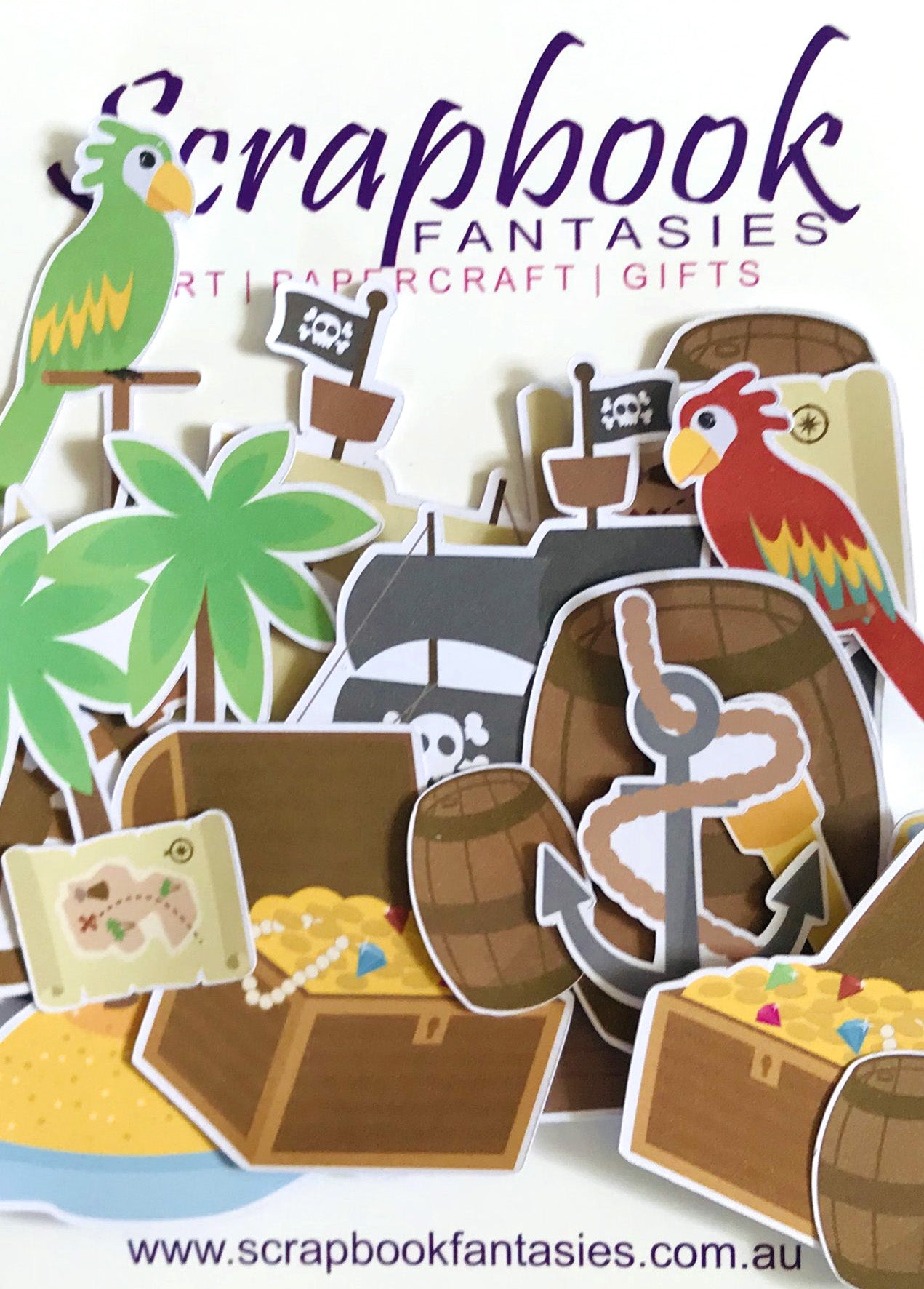 Colour-Cuts - Pirate Accessories 1 (17 pieces) Designed by Alicia Redshaw