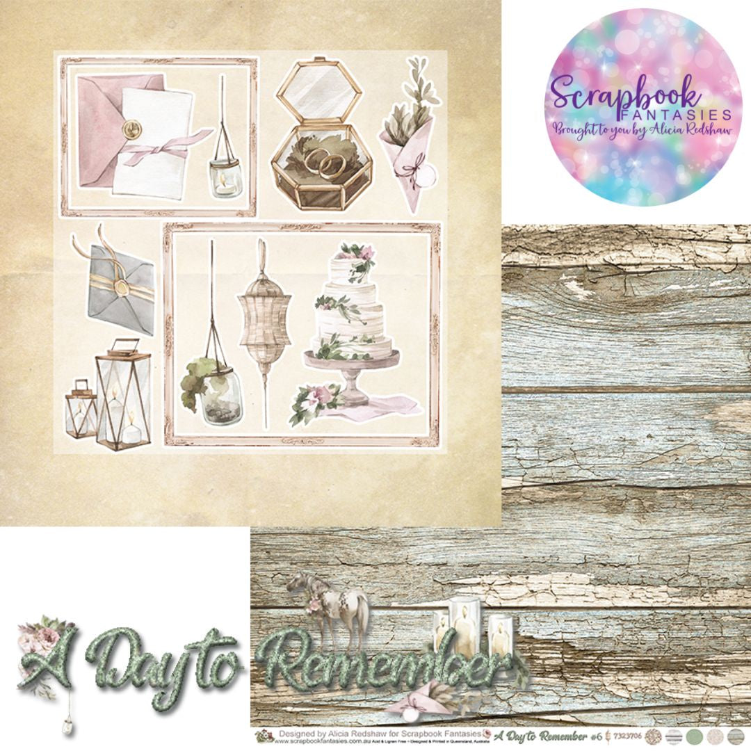A Day to Remember 12x12 Double-Sided Patterned Paper 6