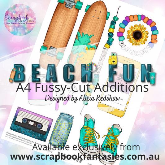 Beach Fun A4 Colour Fussy-Cut Additions 623243