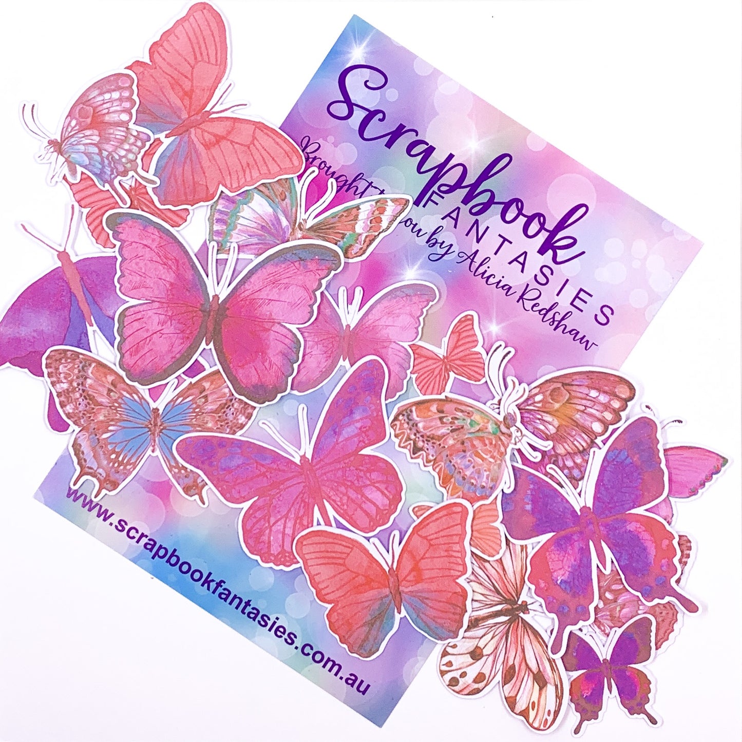 Butterfly-Cuts 29 (19 butterflies) Designed by Alicia Redshaw (12864)