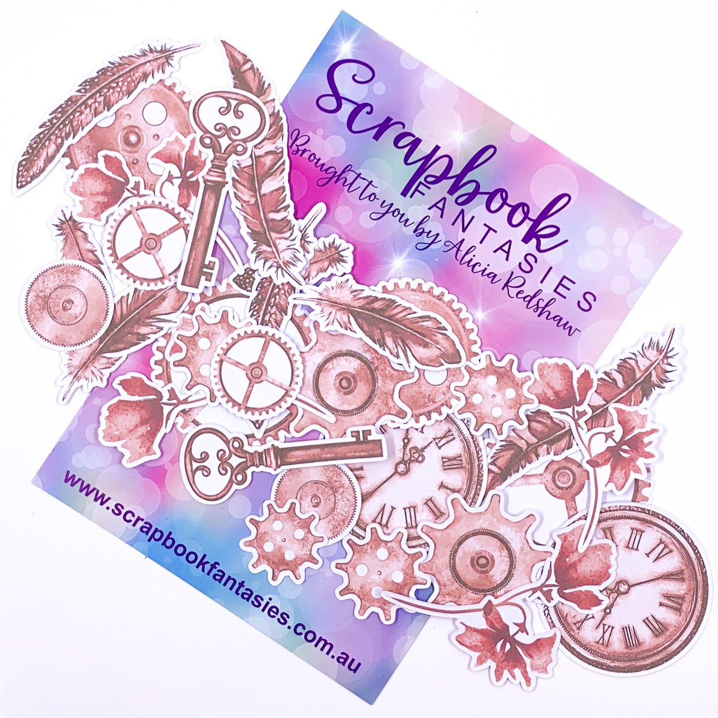 Colour-Cuts - Steampunk & Feathers 21 (28 pieces) Designed by Alicia Redshaw