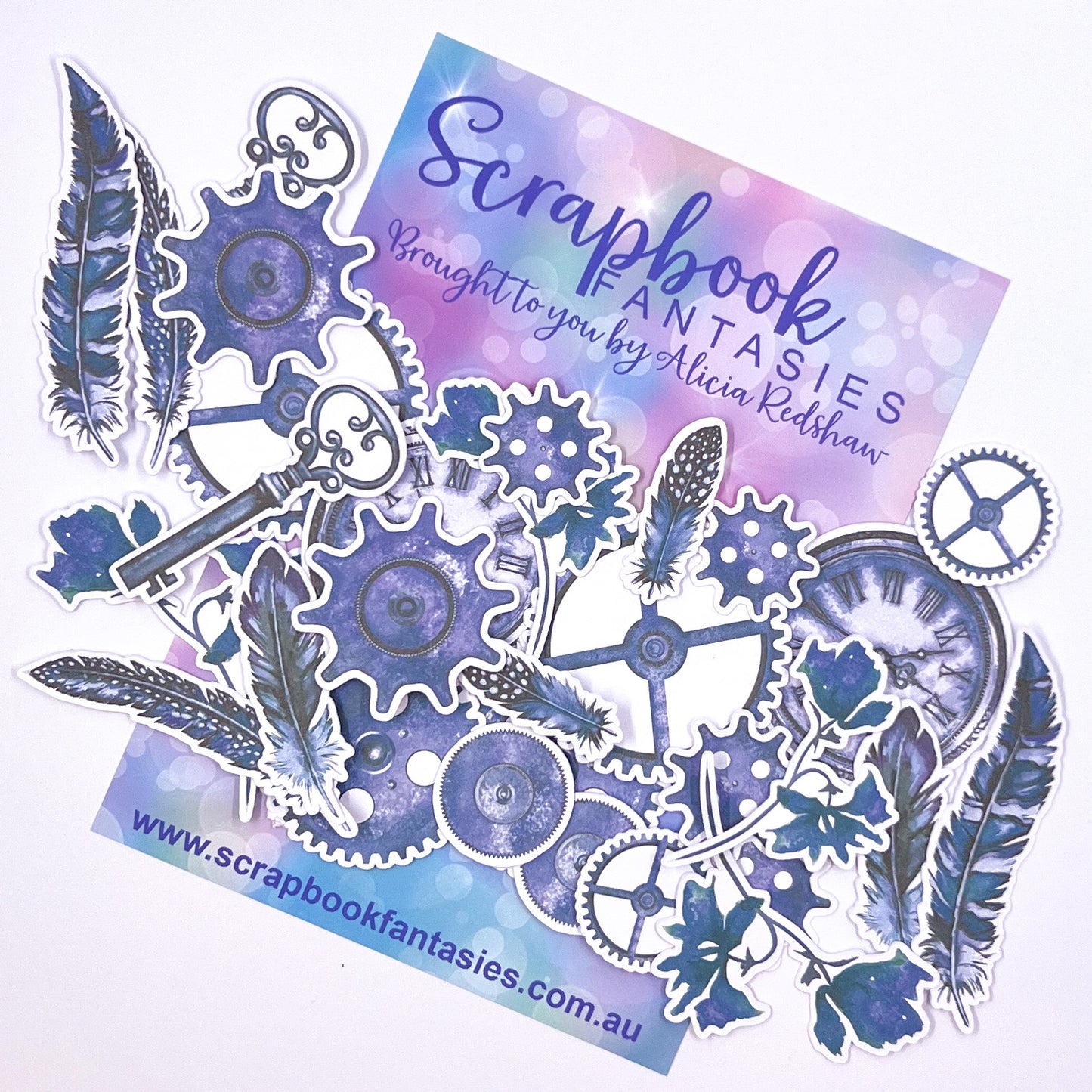 Colour-Cuts - Steampunk & Feathers 29 (28 pieces) Designed by Alicia Redshaw