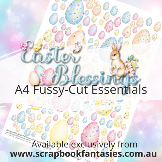 Easter Blessings A4 Colour Fussy-Cut Essentials - Easter Eggs 8733213