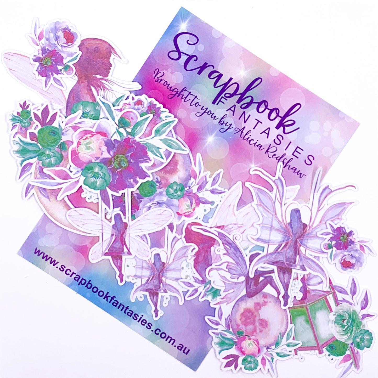 Colour-Cuts - Fantasy Fairy Scenes 13 (12 pieces) Designed by Alicia Redshaw