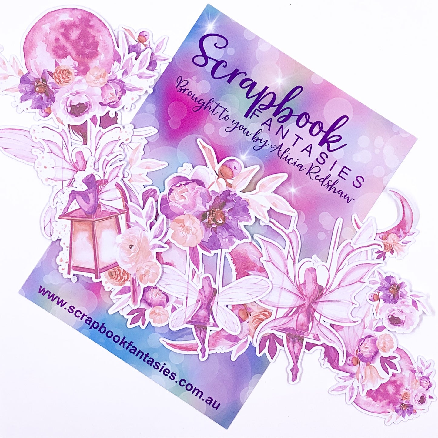 Colour-Cuts - Fantasy Fairy Scenes 6 (12 pieces) Designed by Alicia Redshaw