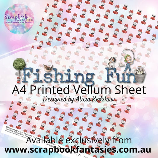 Fishing Fun A4 Printed Vellum Sheet - Lanterns 8733314