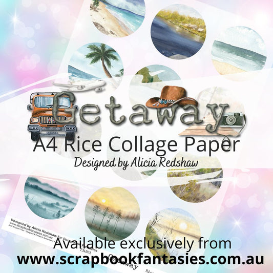 Getaway A4 Rice Collage Paper - Destinations 1