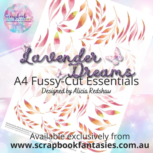 Lavender Dreams A4 Colour Fussy-Cut Essentials - Autumn Tone Leaves 532422